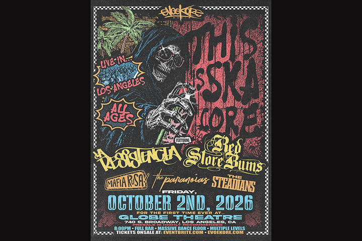 maybe an image about This is Skacore with La Resistencia, Red Store Bums & More